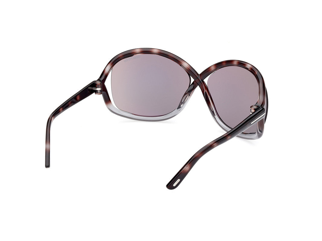 Havana/Gradient Female Sunglasses Tom Ford 889214457646