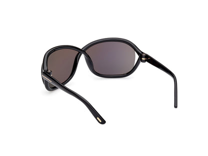 Shiny Black Female Sunglasses Tom Ford 889214457660