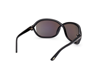 Shiny Black Female Sunglasses Tom Ford 889214457660