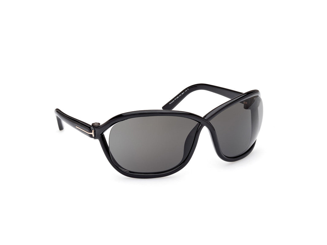 Shiny Black Female Sunglasses Tom Ford 889214457660