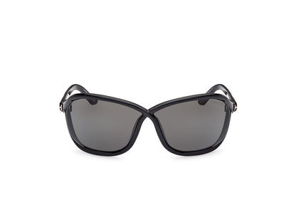 Shiny Black Female Sunglasses Tom Ford 889214457660
