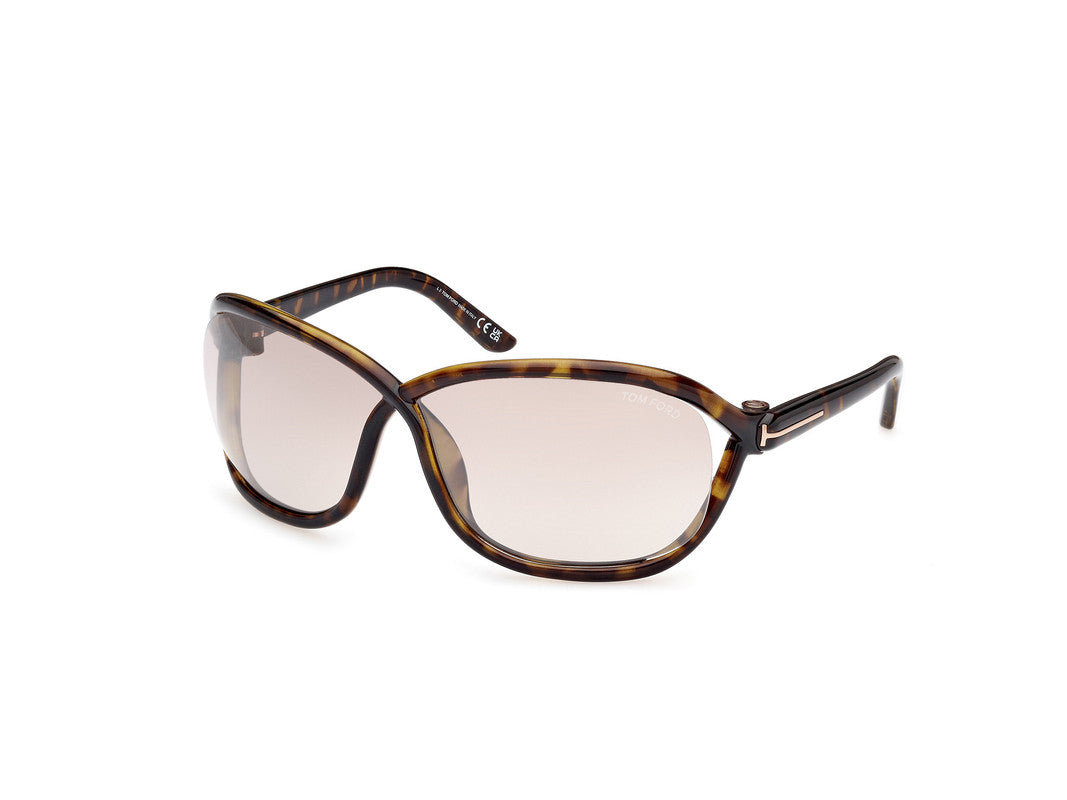 Dark Havana Female Sunglasses Tom Ford 889214457684