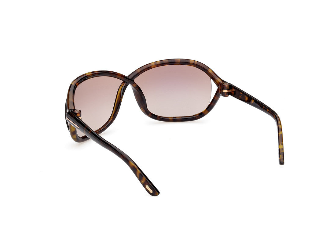 Dark Havana Female Sunglasses Tom Ford 889214457684