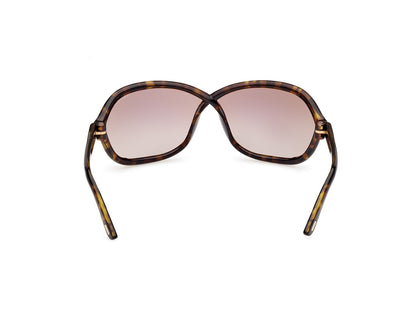 Dark Havana Female Sunglasses Tom Ford 889214457684