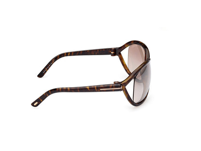 Dark Havana Female Sunglasses Tom Ford 889214457684