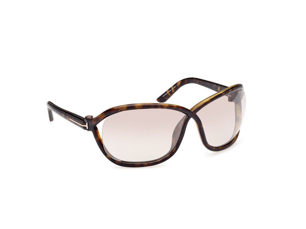 Dark Havana Female Sunglasses Tom Ford 889214457684