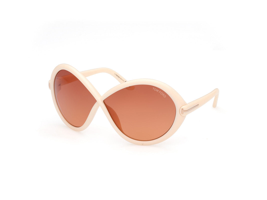 Blonde Havana Female Sunglasses Tom Ford 889214458728