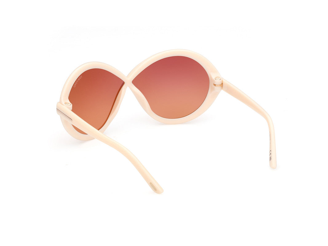 Blonde Havana Female Sunglasses Tom Ford 889214458728