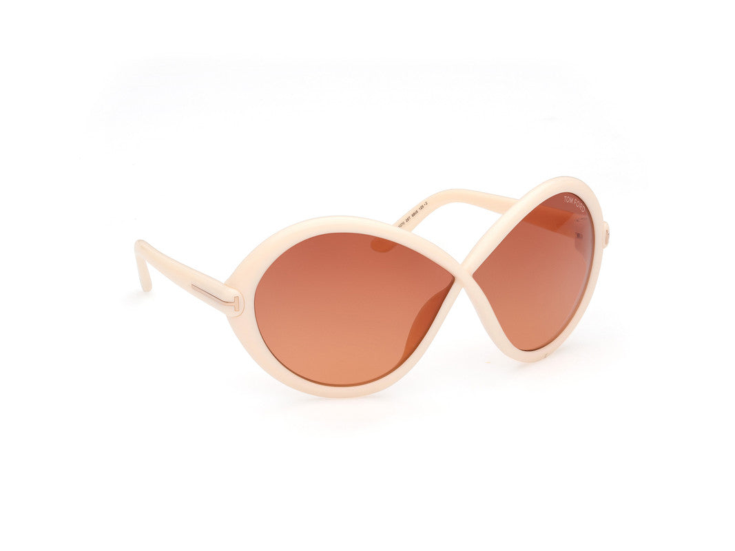 Blonde Havana Female Sunglasses Tom Ford 889214458728