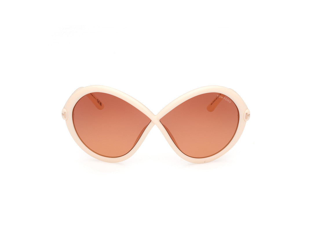 Blonde Havana Female Sunglasses Tom Ford 889214458728