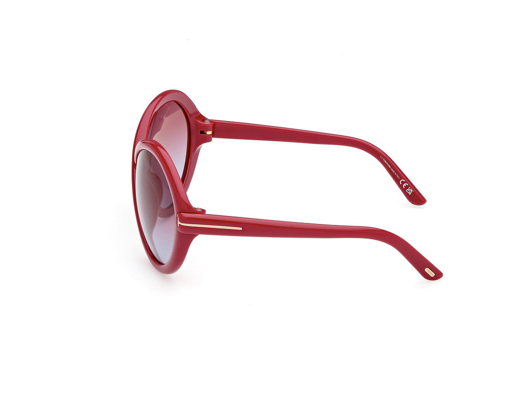 Shiny Dark Fuxia Female Sunglasses Tom Ford 889214458735