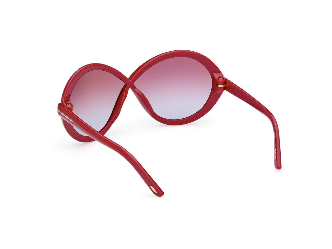 Shiny Dark Fuxia Female Sunglasses Tom Ford 889214458735