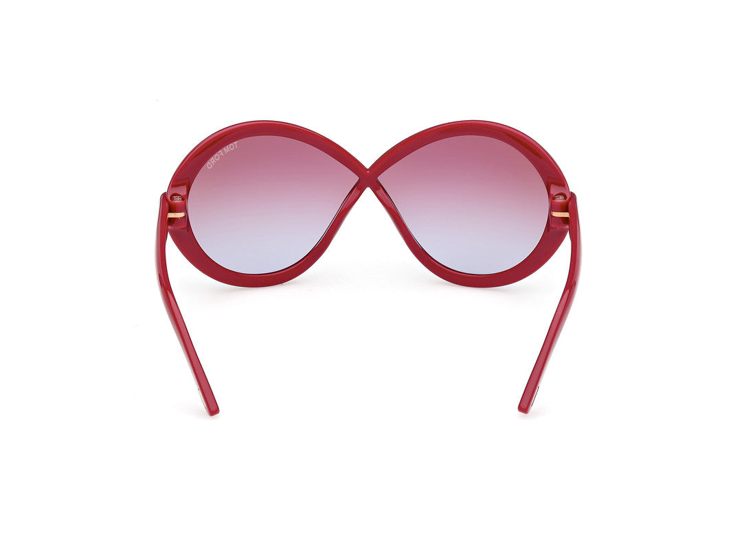 Shiny Dark Fuxia Female Sunglasses Tom Ford 889214458735