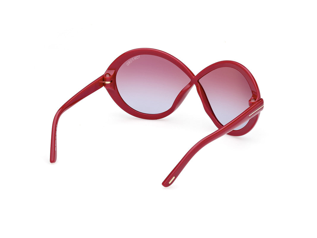 Shiny Dark Fuxia Female Sunglasses Tom Ford 889214458735