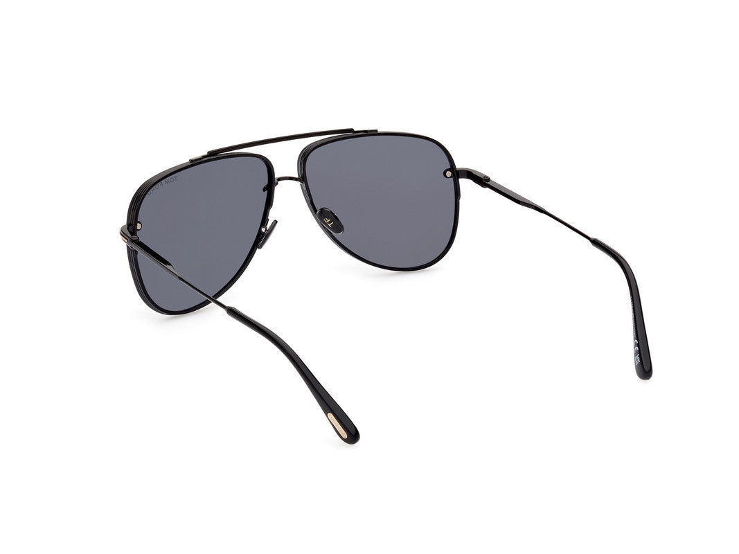 Shiny Black Male Sunglasses Tom Ford 889214468802