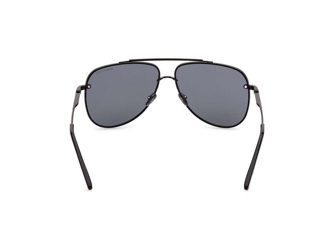 Shiny Black Male Sunglasses Tom Ford 889214468802