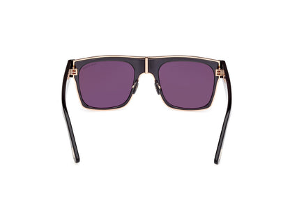 Shiny Black Unisex Sunglasses Tom Ford 889214468864