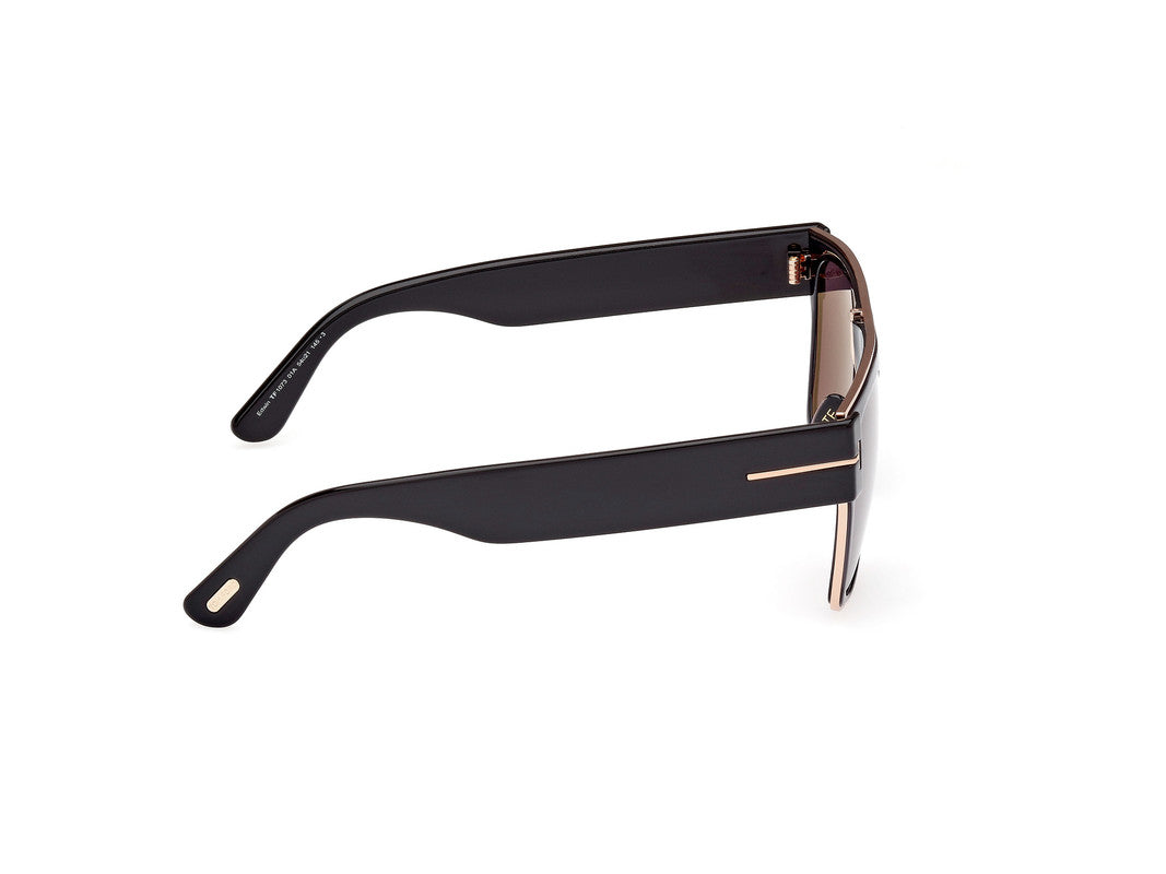 Shiny Black Unisex Sunglasses Tom Ford 889214468864