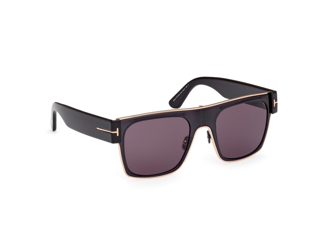 Shiny Black Unisex Sunglasses Tom Ford 889214468864