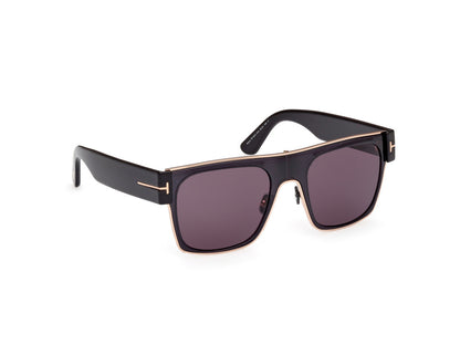 Shiny Black Unisex Sunglasses Tom Ford 889214468864
