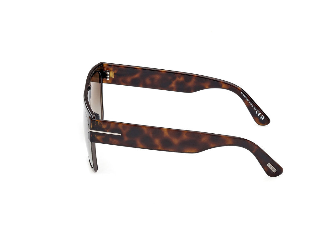 Shiny Dark Green Unisex Sunglasses Tom Ford 889214468888