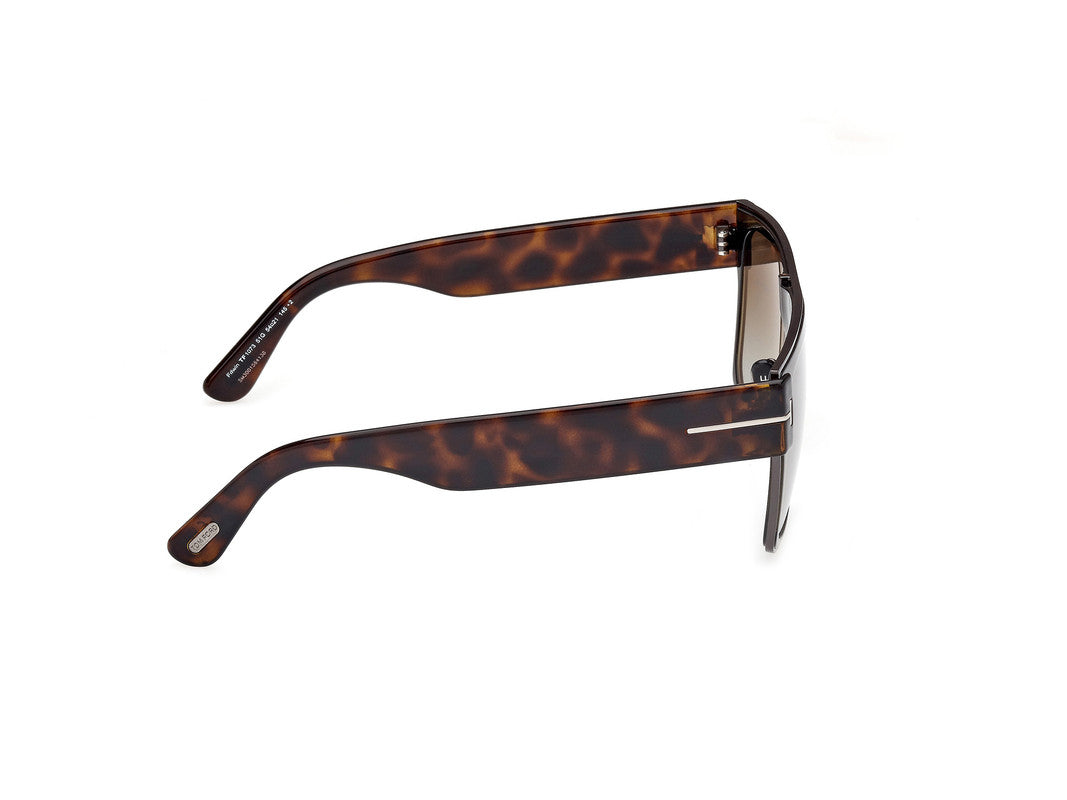 Shiny Dark Green Unisex Sunglasses Tom Ford 889214468888