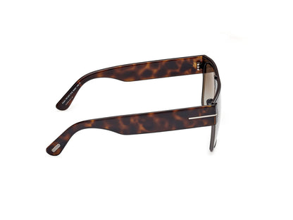Shiny Dark Green Unisex Sunglasses Tom Ford 889214468888