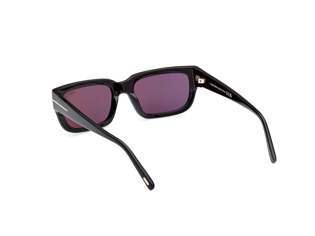 Shiny Black Unisex Sunglasses Tom Ford 889214468925