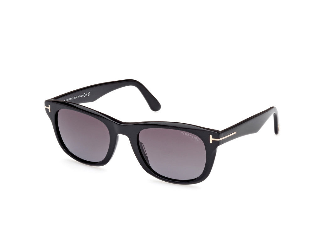 Shiny Black Male Sunglasses Tom Ford 889214468963