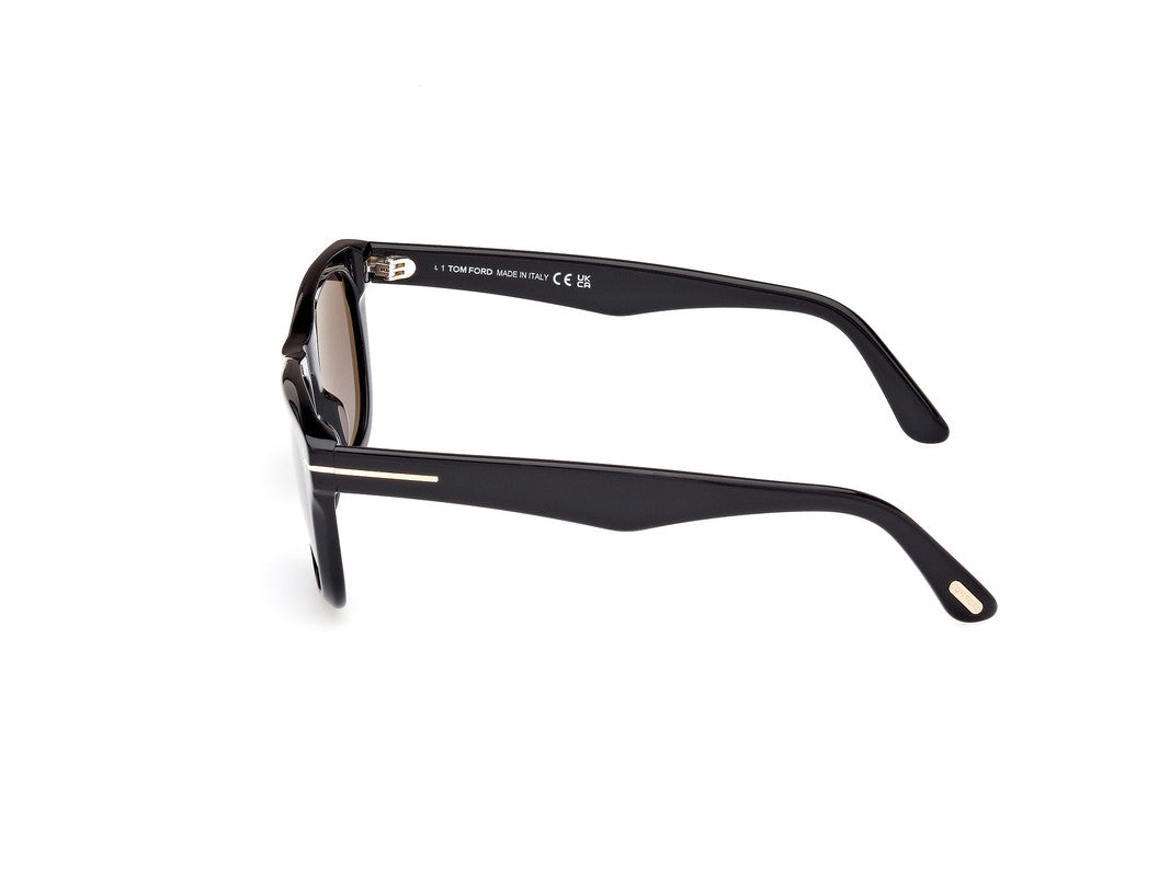 Shiny Black Male Sunglasses Tom Ford 889214468963