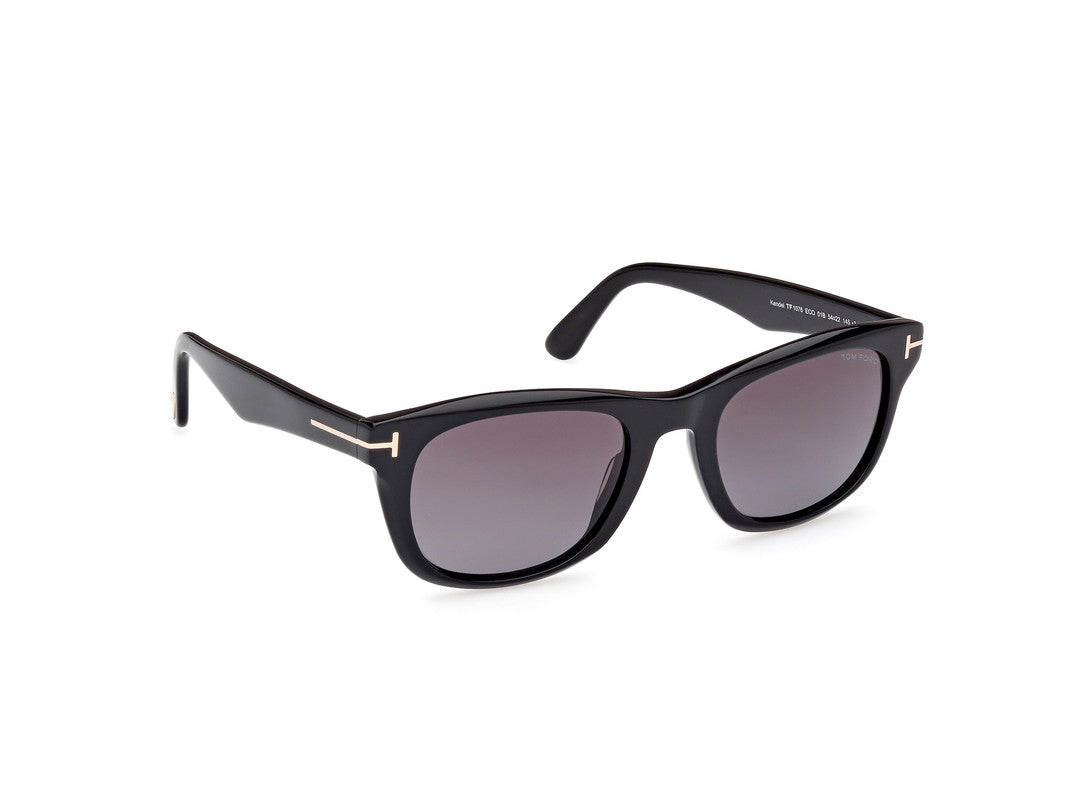 Shiny Black Male Sunglasses Tom Ford 889214468963