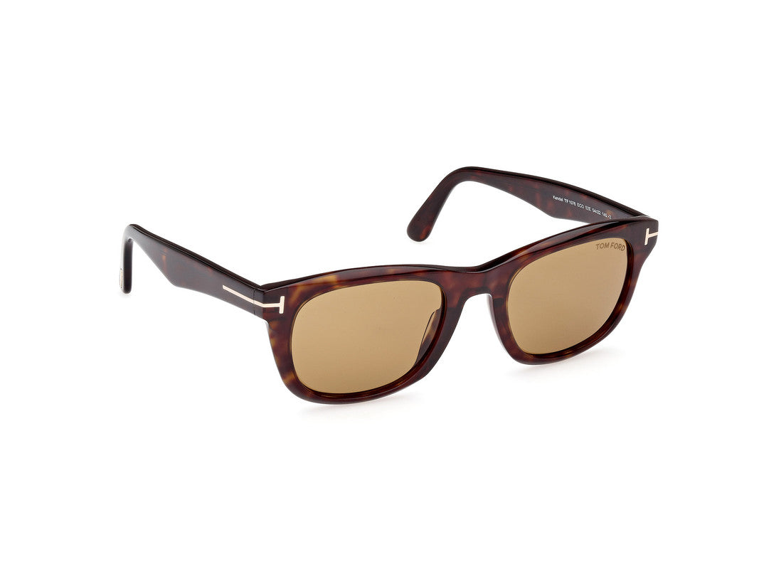 Dark Havana Male Sunglasses Tom Ford 889214468987