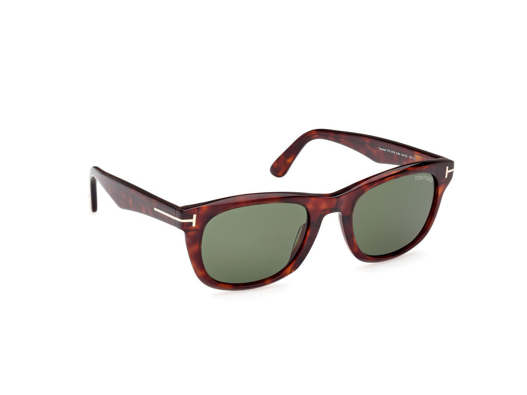 Red Havana Male Sunglasses Tom Ford 889214468994