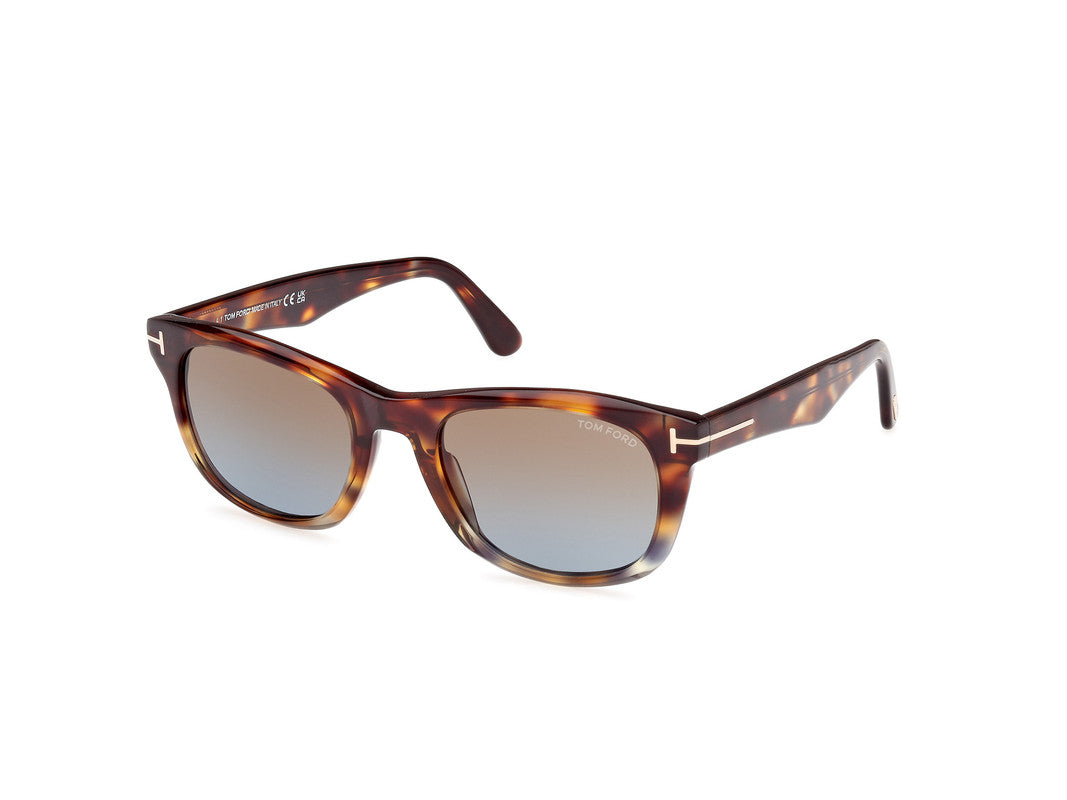 Coloured Havana Male Sunglasses Tom Ford 889214469014