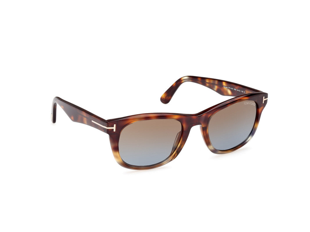 Coloured Havana Male Sunglasses Tom Ford 889214469014