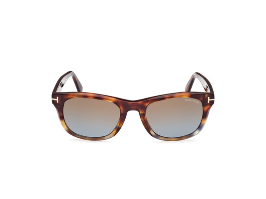 Coloured Havana Male Sunglasses Tom Ford 889214469014