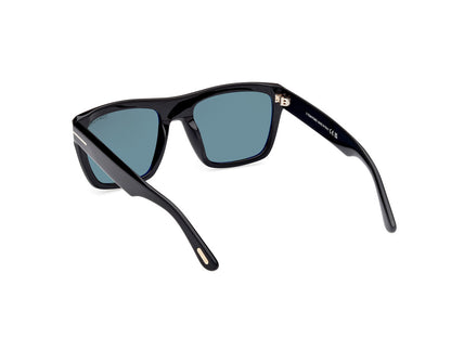 Shiny Black Male Sunglasses Tom Ford 889214469021