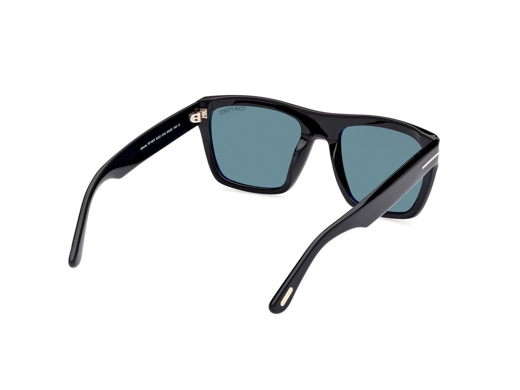 Shiny Black Male Sunglasses Tom Ford 889214469021