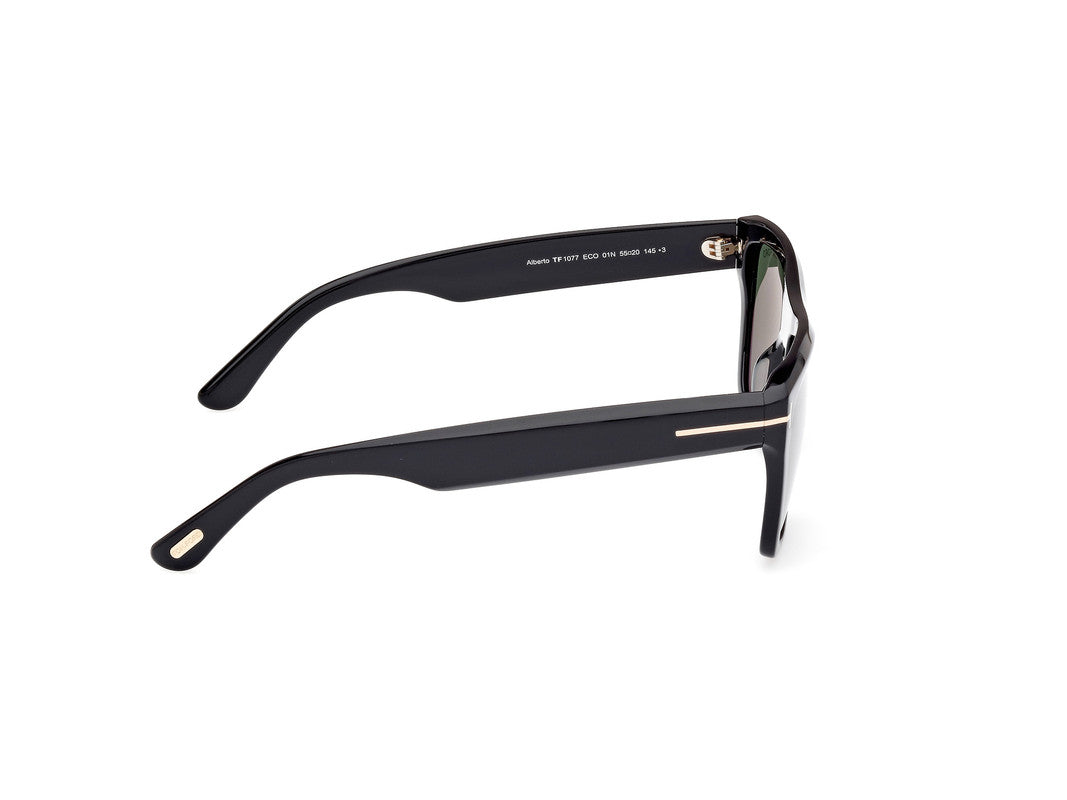 Shiny Black Male Sunglasses Tom Ford 889214469021