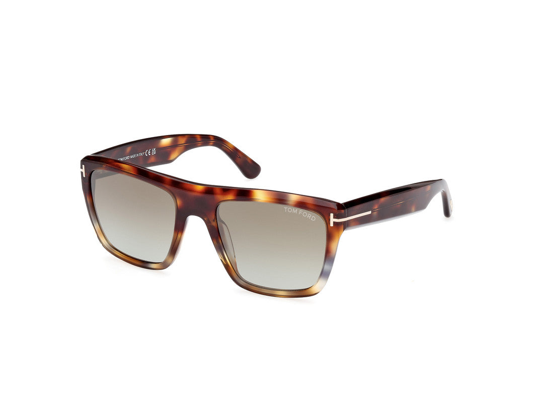 Coloured Havana Male Sunglasses Tom Ford 889214469052