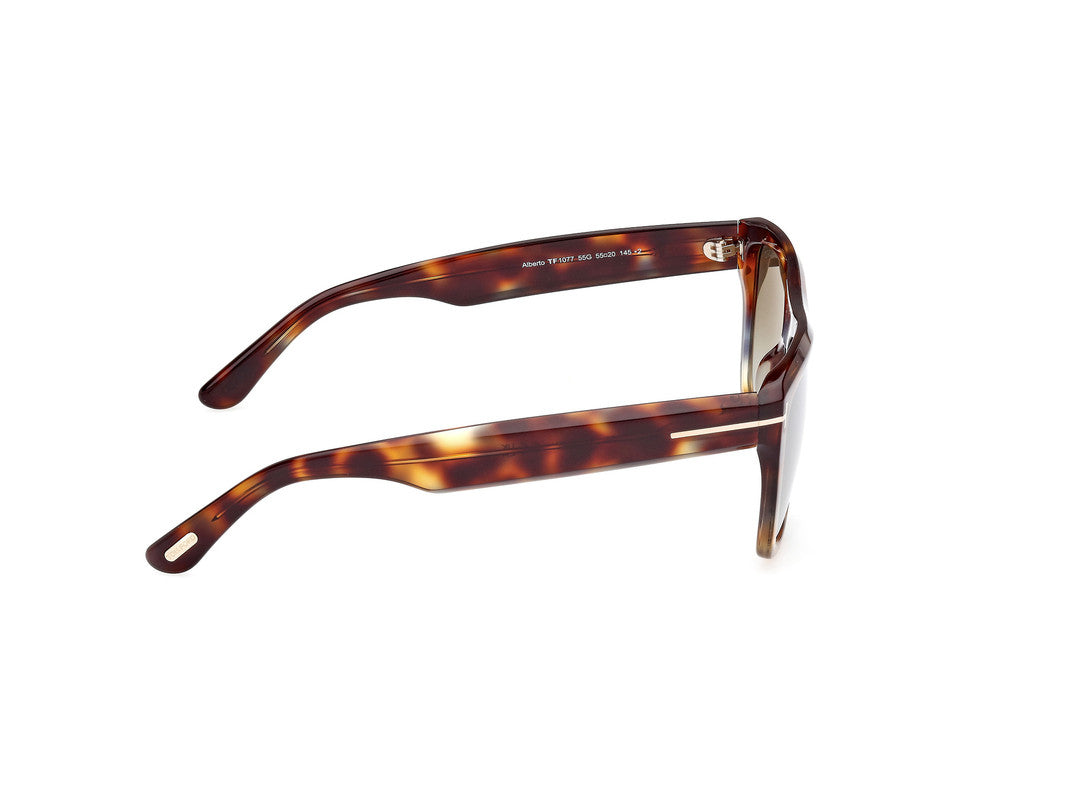 Coloured Havana Male Sunglasses Tom Ford 889214469052