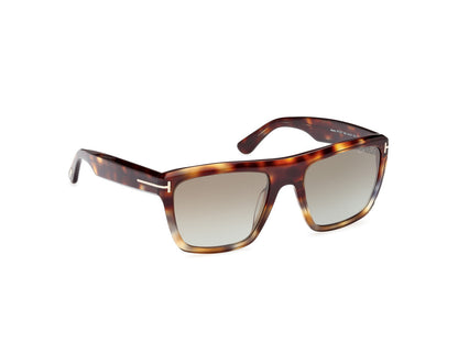 Coloured Havana Male Sunglasses Tom Ford 889214469052