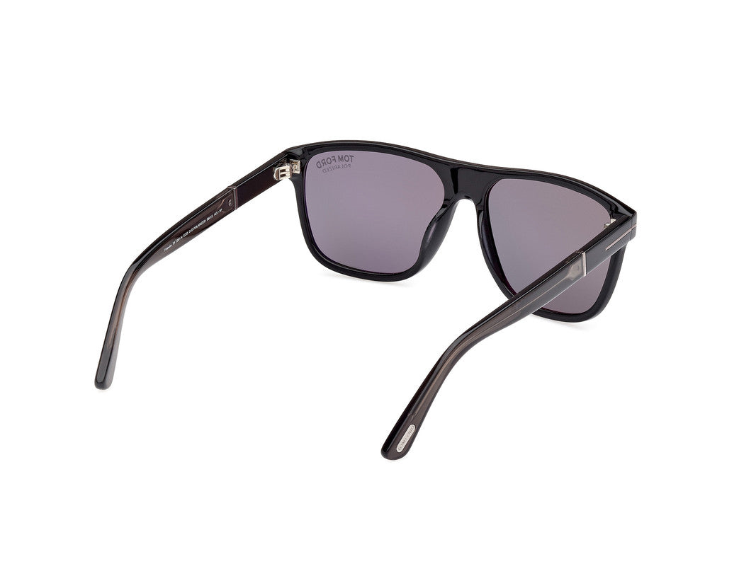 Shiny Black Male Sunglasses Tom Ford 889214469212