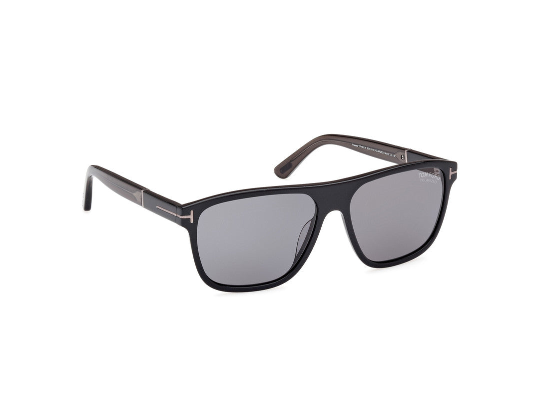 Shiny Black Male Sunglasses Tom Ford 889214469212