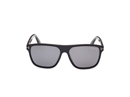 Shiny Black Male Sunglasses Tom Ford 889214469212