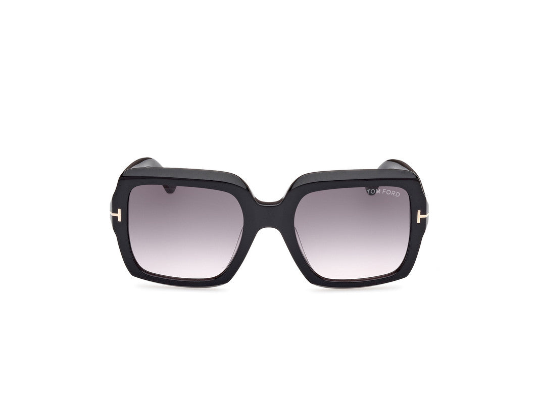 Shiny Black Female Sunglasses Tom Ford 889214469229