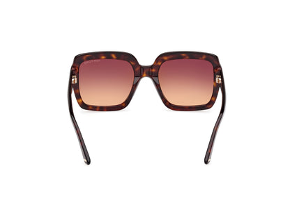Dark Havana Gradient Brown Female Sunglasses Tom Ford 889214469236