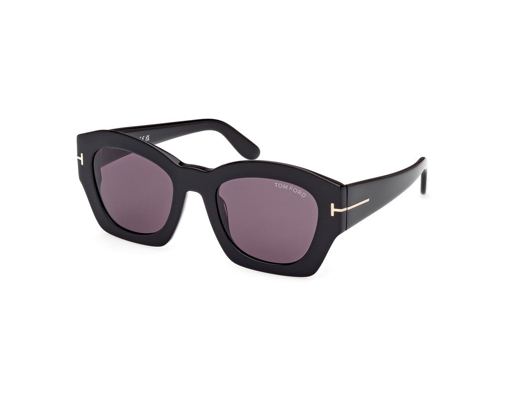 Shiny Black Female Sunglasses Tom Ford 889214469250