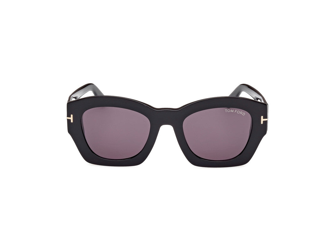 Shiny Black Female Sunglasses Tom Ford 889214469250