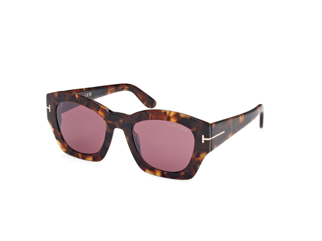 Dark Havana Female Sunglasses Tom Ford 889214469267